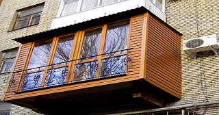 Внешняя отделка балкона Похвистнево цена от 1019 руб. м/2.