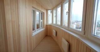 Отделка, остекление, утепление балконов в Похвистнево от 204 руб. м/2.